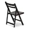 Atlas Commercial Products Wood Slatted Folding Chair, Antique Black WSFC4DK - alternate 5